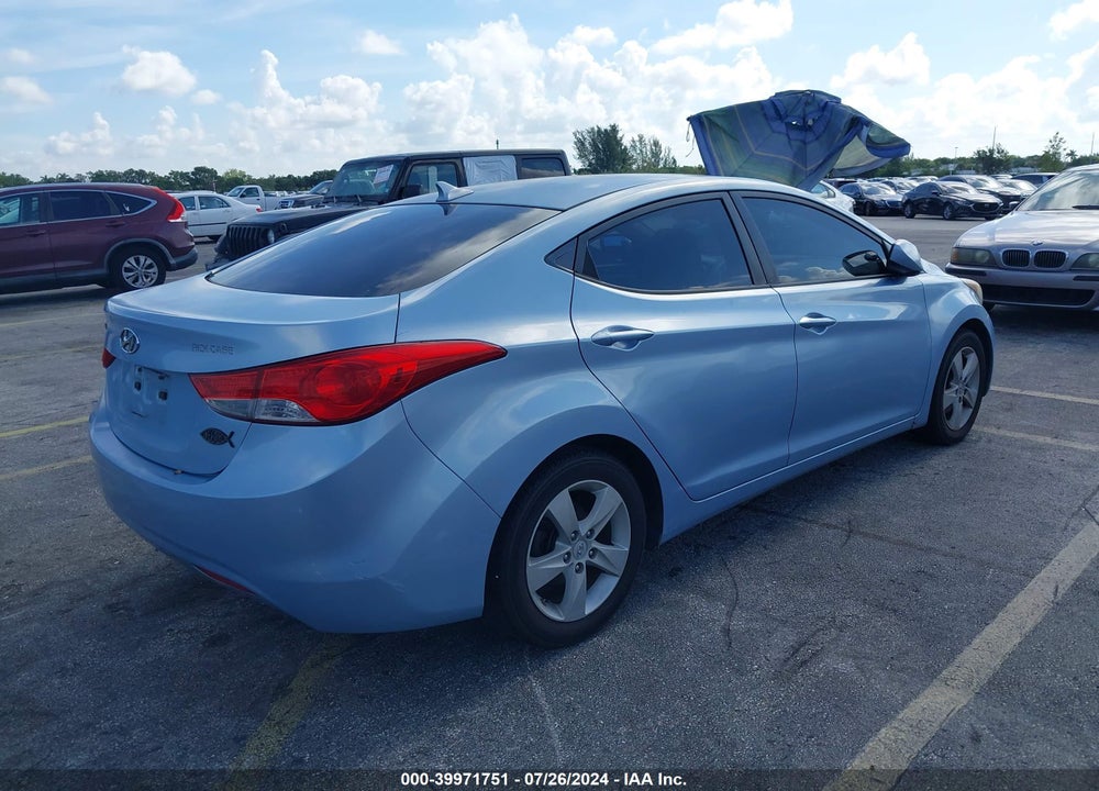 2011 HYUNDAI ELANTRA GLS (ULSAN PLANT) VIN: KMHDH4AE4BU088148