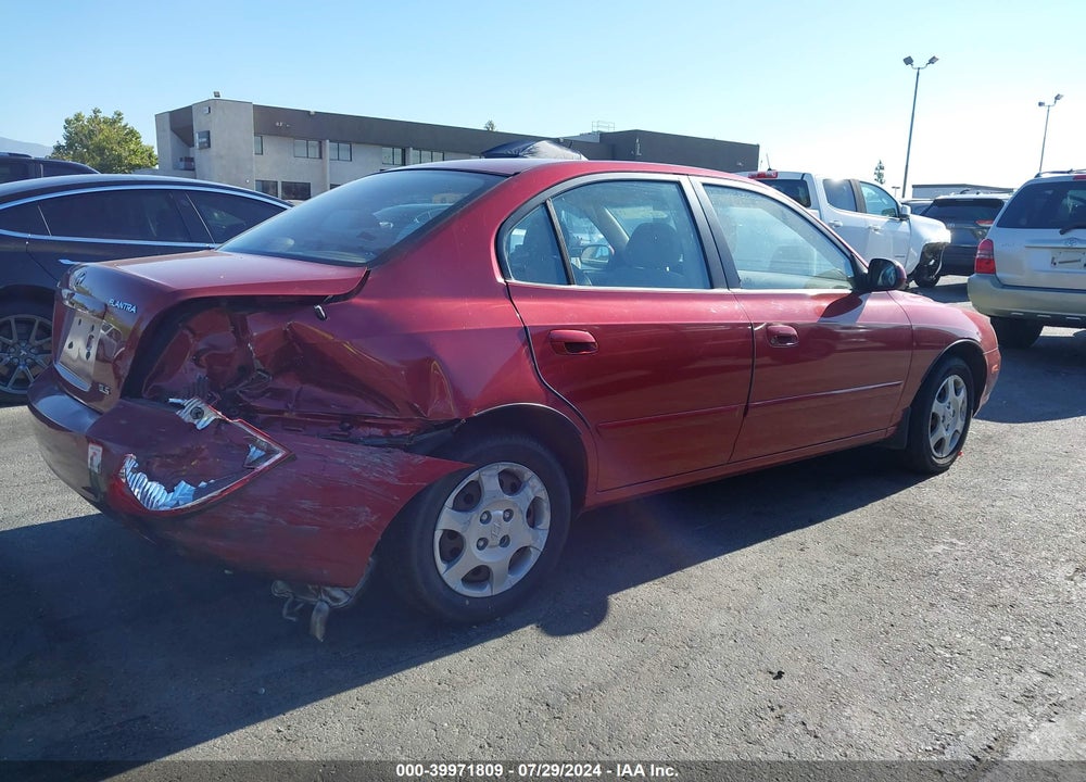 2002 HYUNDAI ELANTRA GLS VIN: KMHDN45D52U368025