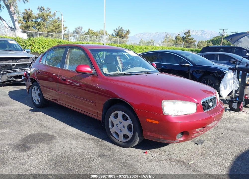 2002 HYUNDAI ELANTRA GLS VIN: KMHDN45D52U368025