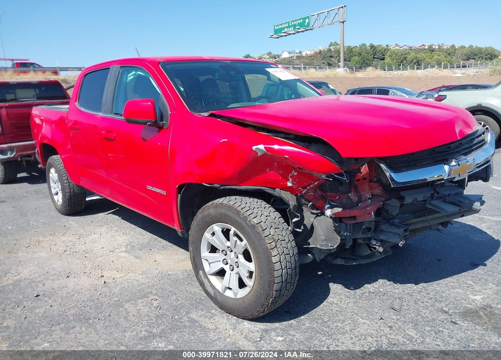 2016 CHEVROLET COLORADO LT VIN: 1GCGTCE36G1357701