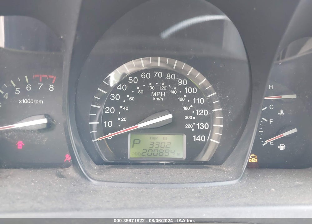 2008 KIA SPECTRA EX VIN: KNAFE121285543482