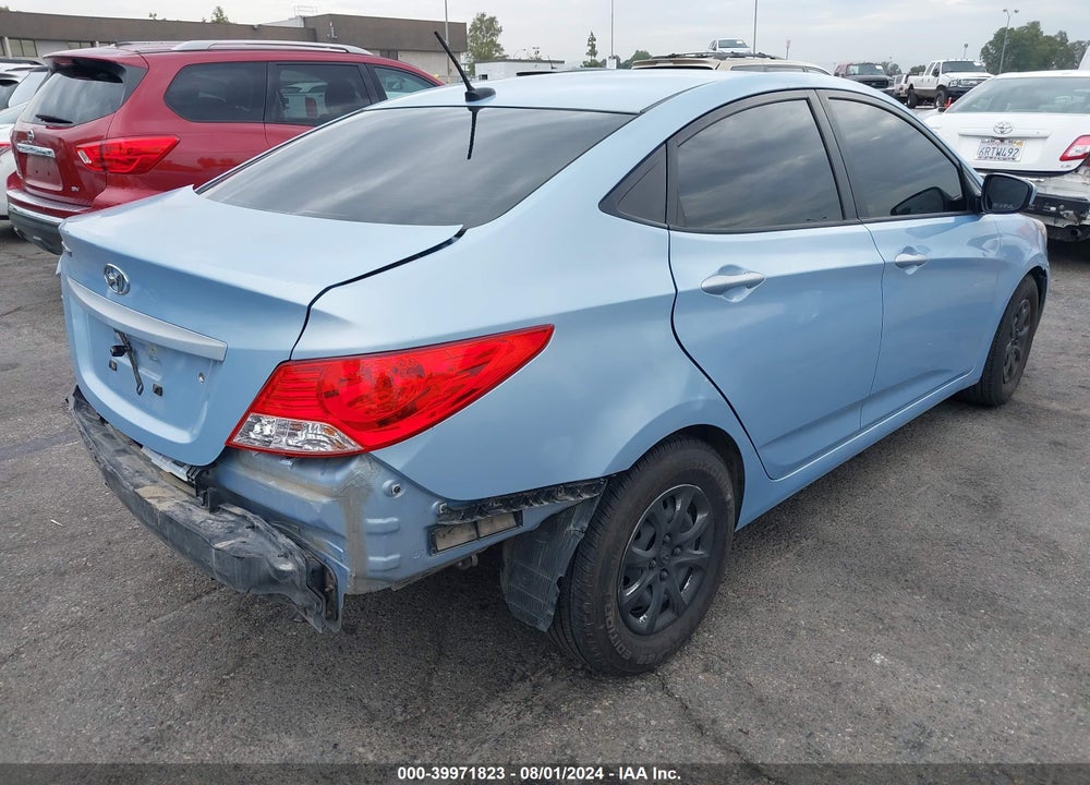 2013 HYUNDAI ACCENT GLS VIN: KMHCT4AE6DU520865