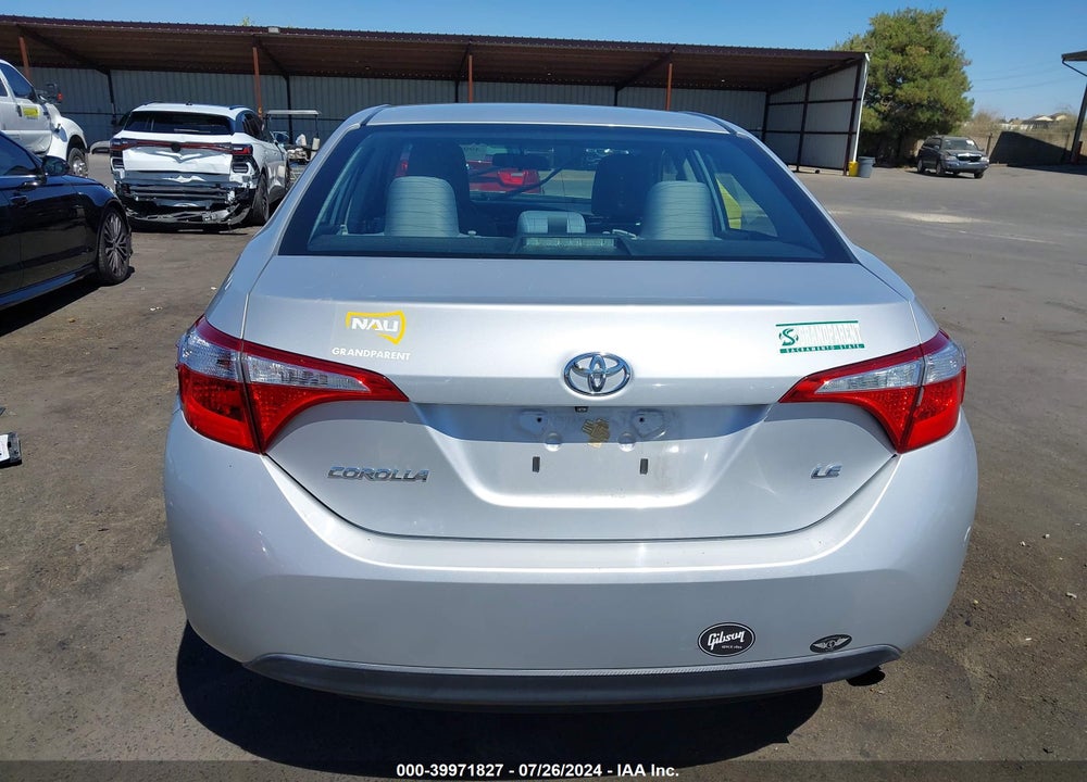 2014 TOYOTA COROLLA LE PLUS VIN: 5YFBURHE9EP105893