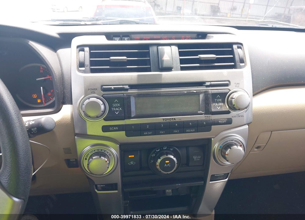 2011 TOYOTA 4RUNNER SR5 V6 VIN: JTEZU5JR1B5021494