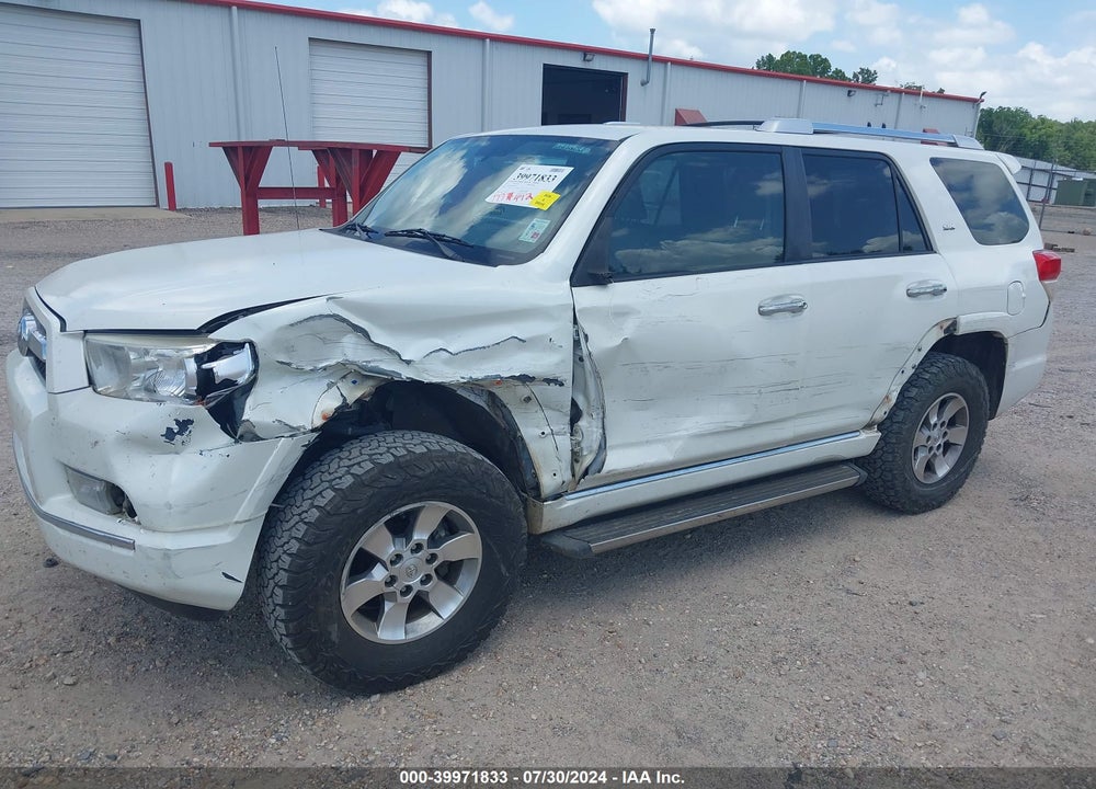 2011 TOYOTA 4RUNNER SR5 V6 VIN: JTEZU5JR1B5021494