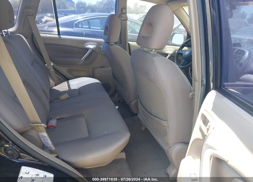 2005 TOYOTA RAV4 VIN: JTEGD20V250067986