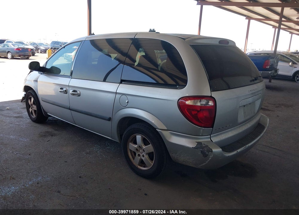 2005 DODGE CARAVAN SXT VIN: 1D4GP45R35B139708