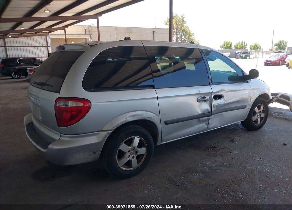 2005 DODGE CARAVAN SXT VIN: 1D4GP45R35B139708