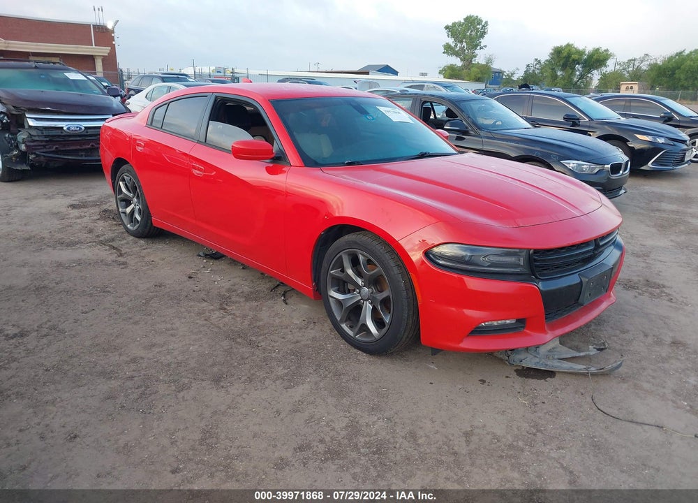 2015 DODGE CHARGER SXT VIN: 2C3CDXHG1FH852457