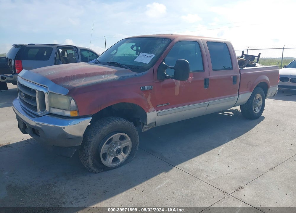 2002 FORD F-250 LARIAT/XL/XLT VIN: 1FTNW21F12EB06742