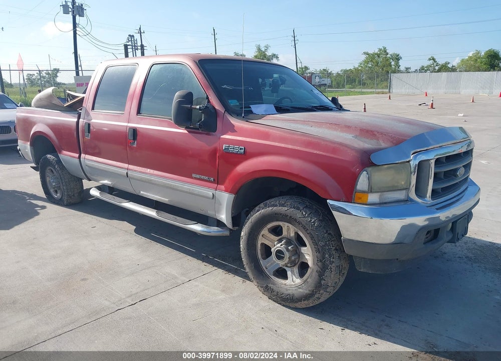 2002 FORD F-250 LARIAT/XL/XLT VIN: 1FTNW21F12EB06742