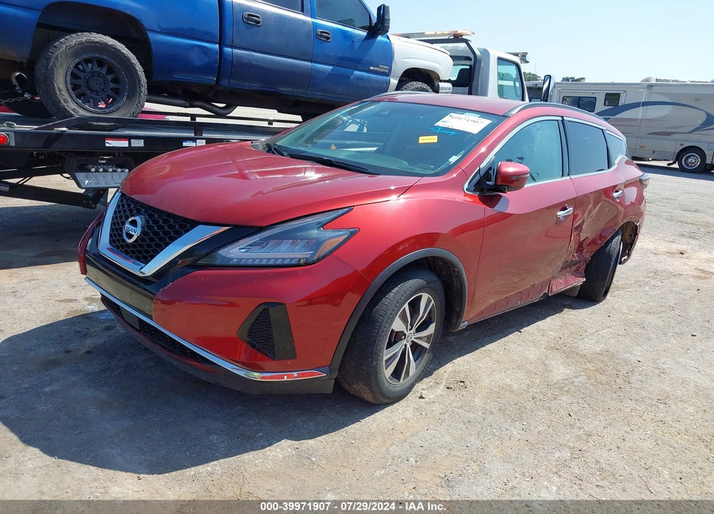 2020 NISSAN MURANO SV FWD VIN: 5N1AZ2BJ2LN103354
