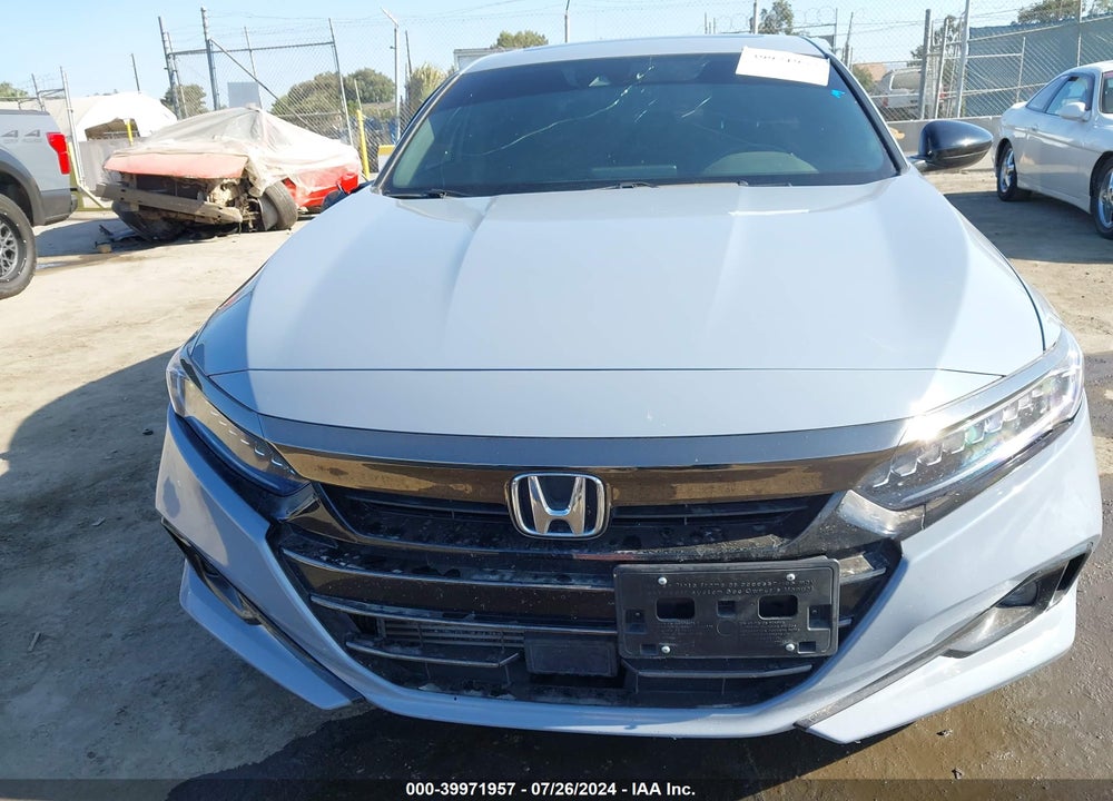 2022 HONDA ACCORD SPORT 2.0T VIN: 1HGCV2F39NA023212