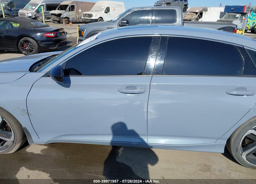 2022 HONDA ACCORD SPORT 2.0T VIN: 1HGCV2F39NA023212