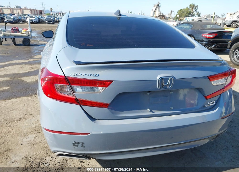 2022 HONDA ACCORD SPORT 2.0T VIN: 1HGCV2F39NA023212