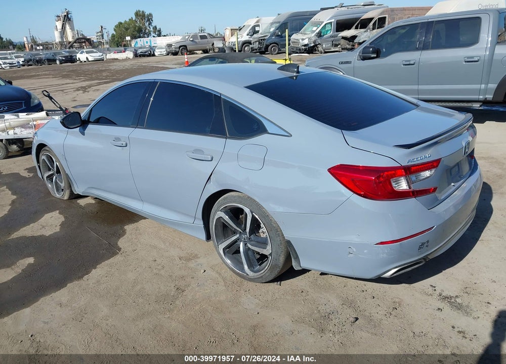 2022 HONDA ACCORD SPORT 2.0T VIN: 1HGCV2F39NA023212