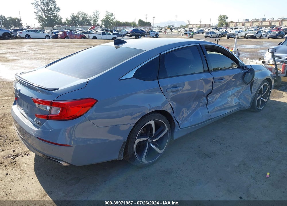 2022 HONDA ACCORD SPORT 2.0T VIN: 1HGCV2F39NA023212