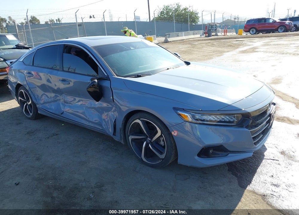 2022 HONDA ACCORD SPORT 2.0T VIN: 1HGCV2F39NA023212