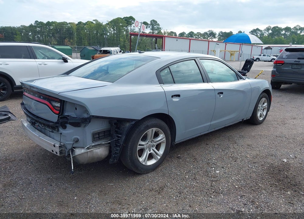 2021 DODGE CHARGER SXT RWD VIN: 2C3CDXBG4MH579133