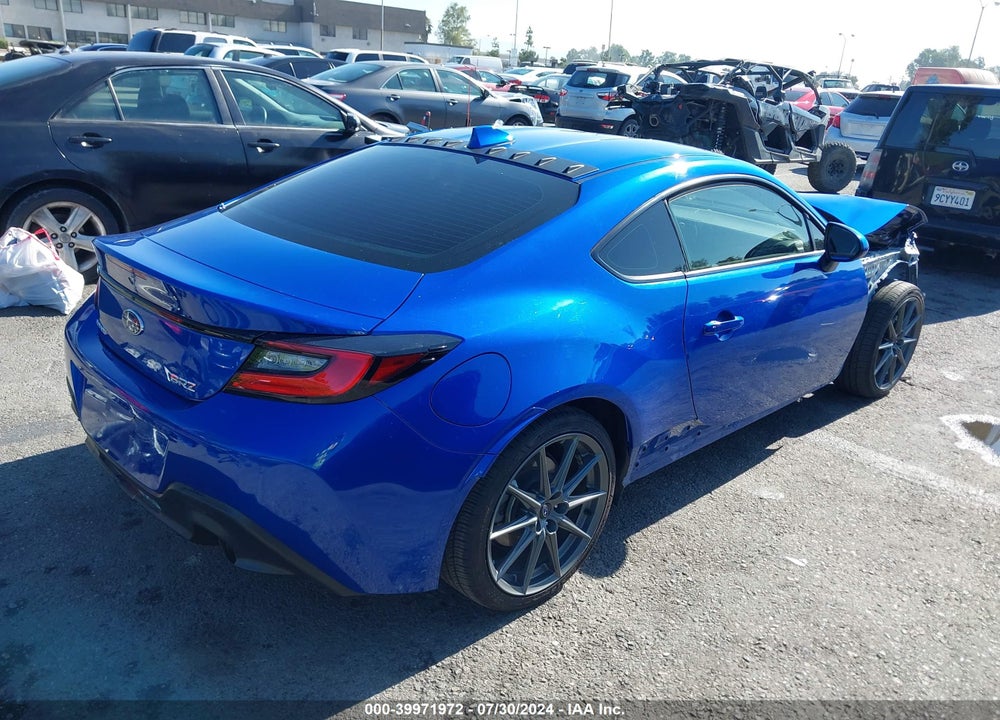 2022 SUBARU BRZ LIMITED VIN: JF1ZDBE19N9702433