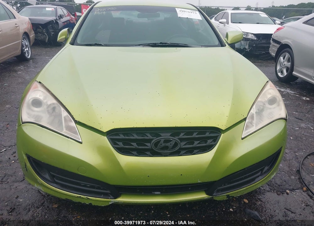 2010 HYUNDAI GENESIS 2.0T VIN: KMHHT6KD9AU013476