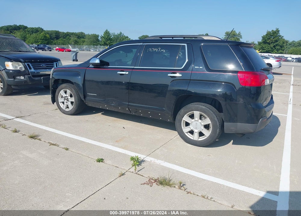 2013 GMC TERRAIN SLE-2 VIN: 2GKFLTEK3D6363746