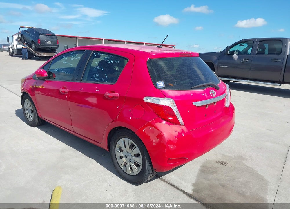 2013 TOYOTA YARIS LE VIN: JTDKTUD3XDD543320
