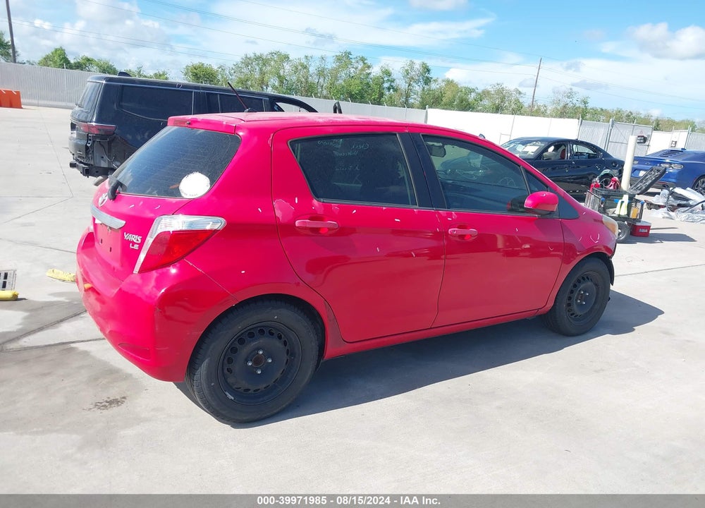 2013 TOYOTA YARIS LE VIN: JTDKTUD3XDD543320