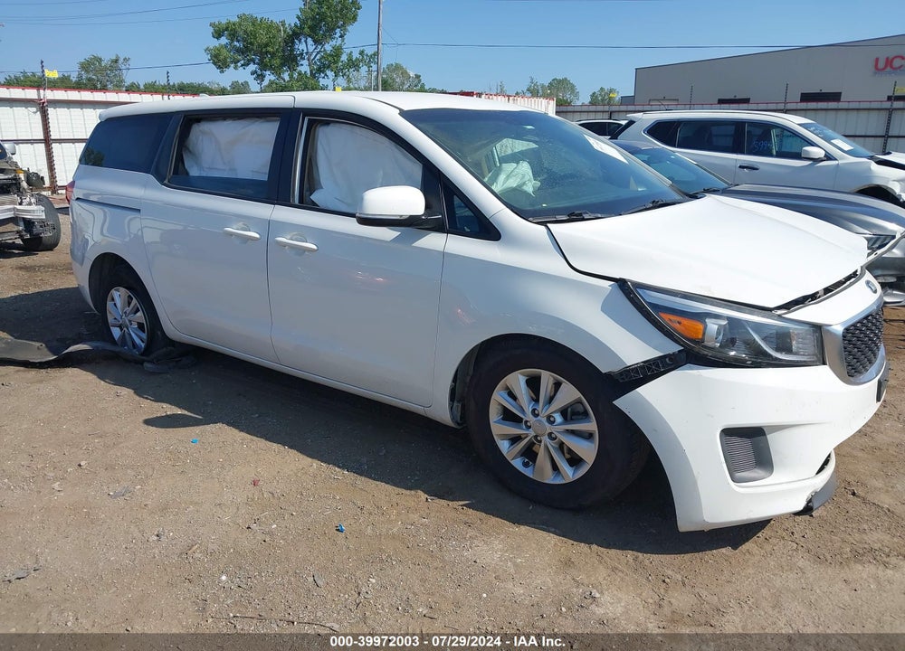 2017 KIA SEDONA LX VIN: KNDMB5C12H6228006