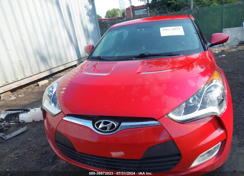 2014 HYUNDAI VELOSTER FLEX W/BLACK VIN: KMHTC6AD6EU214608