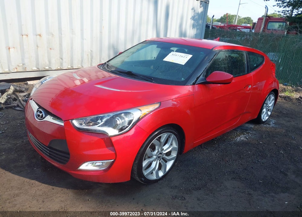 2014 HYUNDAI VELOSTER FLEX W/BLACK VIN: KMHTC6AD6EU214608