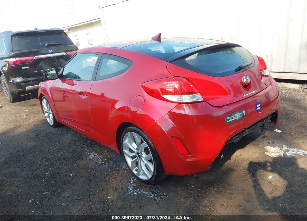 2014 HYUNDAI VELOSTER FLEX W/BLACK VIN: KMHTC6AD6EU214608