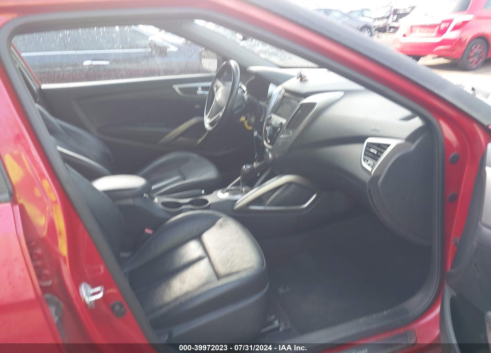 2014 HYUNDAI VELOSTER FLEX W/BLACK VIN: KMHTC6AD6EU214608