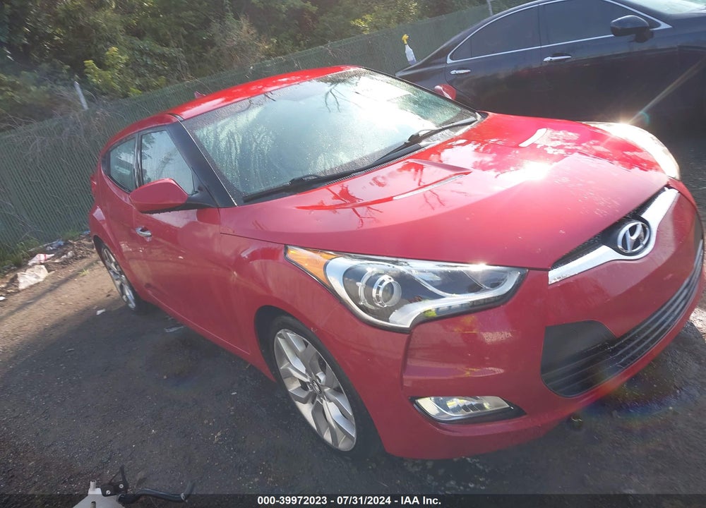 2014 HYUNDAI VELOSTER FLEX W/BLACK VIN: KMHTC6AD6EU214608