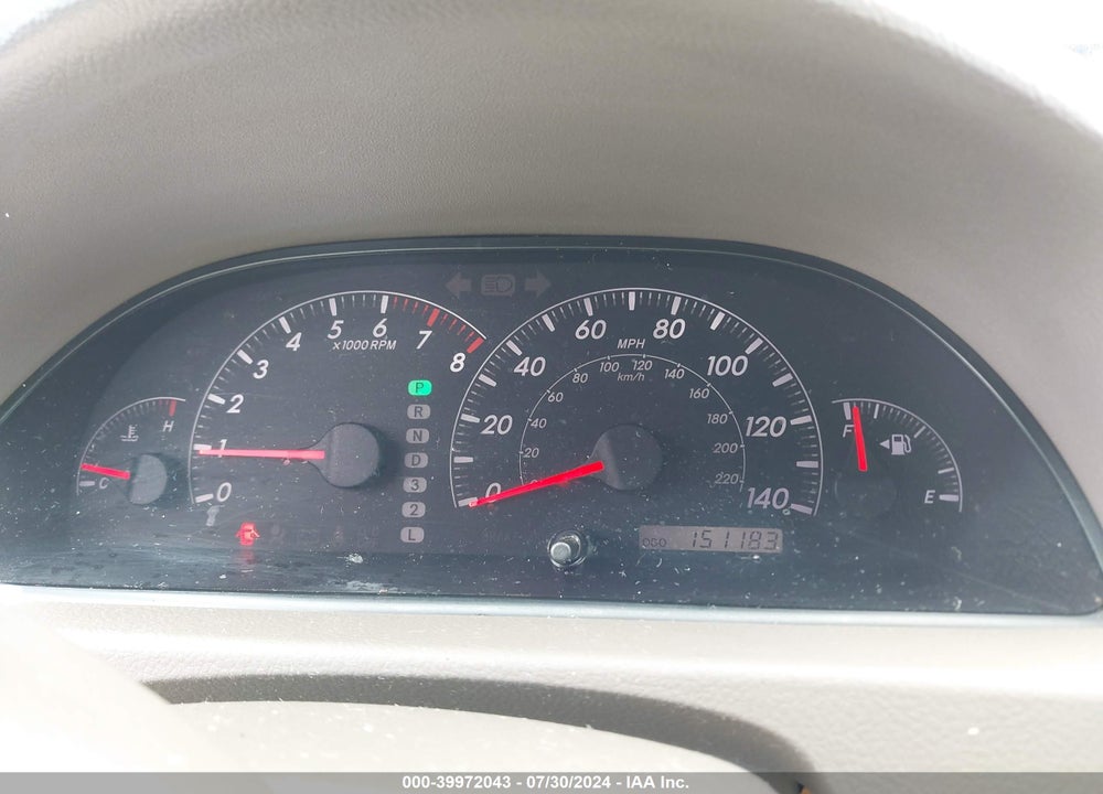 2005 TOYOTA CAMRY LE VIN: 4T1BE32K05U399885