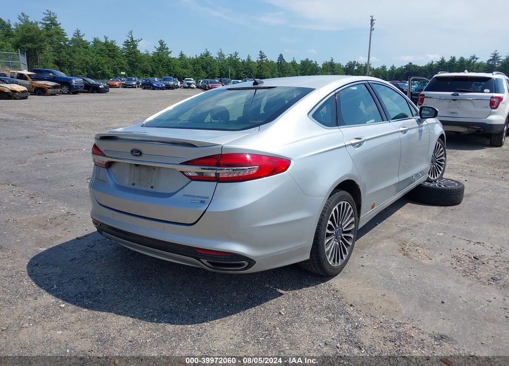 2018 FORD FUSION TITANIUM VIN: 3FA6P0D94JR151400