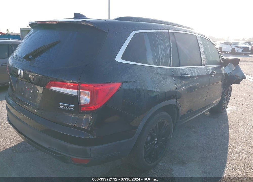 2021 HONDA PILOT AWD SPECIAL EDITION VIN: 5FNYF6H22MB057429