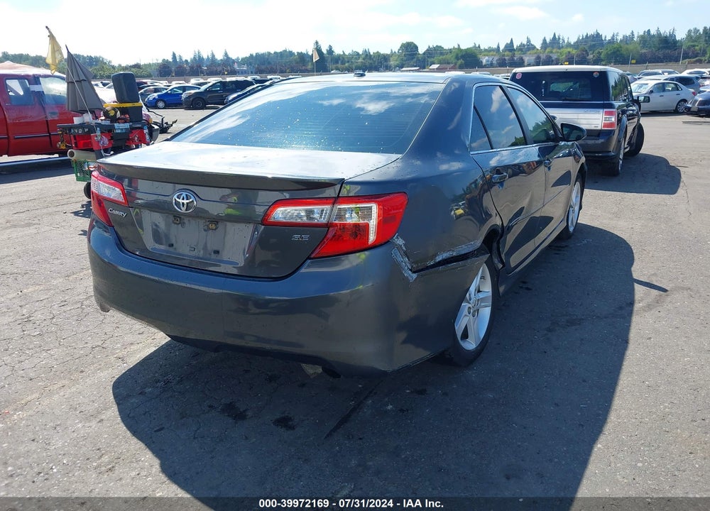 2012 TOYOTA CAMRY SE VIN: 4T1BF1FK5CU107236