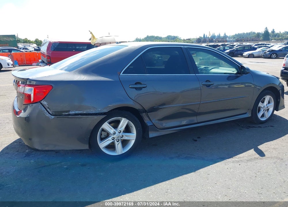 2012 TOYOTA CAMRY SE VIN: 4T1BF1FK5CU107236