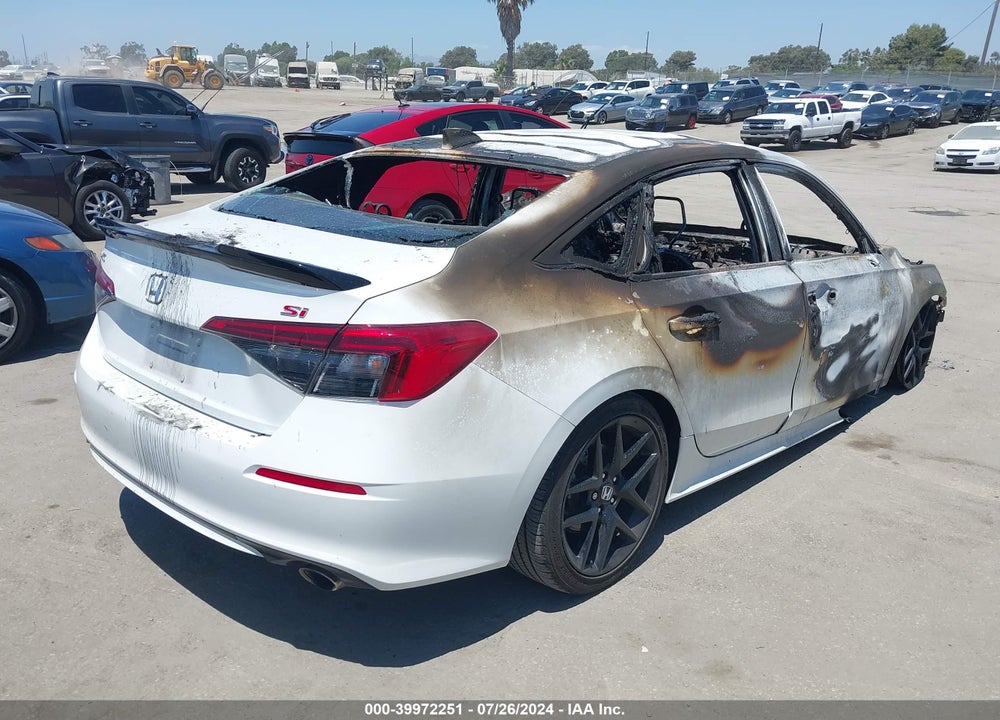 2022 HONDA CIVIC SI SEDAN VIN: 2HGFE1E59NH475754