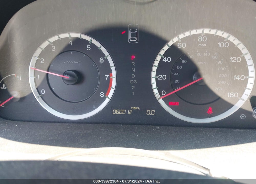 2009 HONDA ACCORD 2.4 LX VIN: 1HGCP26359A052898
