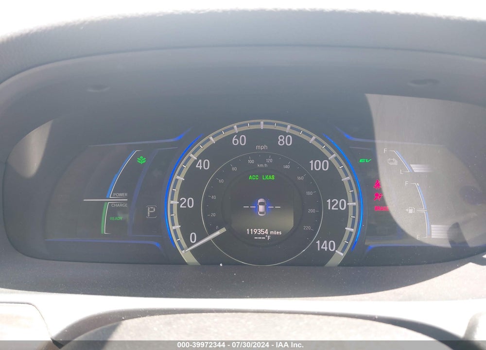 2017 HONDA ACCORD HYBRID EX-L VIN: JHMCR6F59HC027795