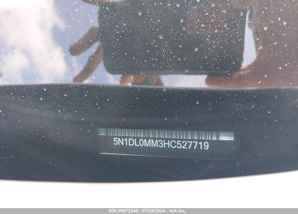 2017 INFINITI QX60 VIN: 5N1DL0MM3HC527719
