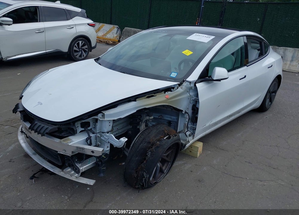 2021 TESLA MODEL 3 STANDARD RANGE PLUS REAR-WHEEL DRIVE VIN: 5YJ3E1EA4MF851795