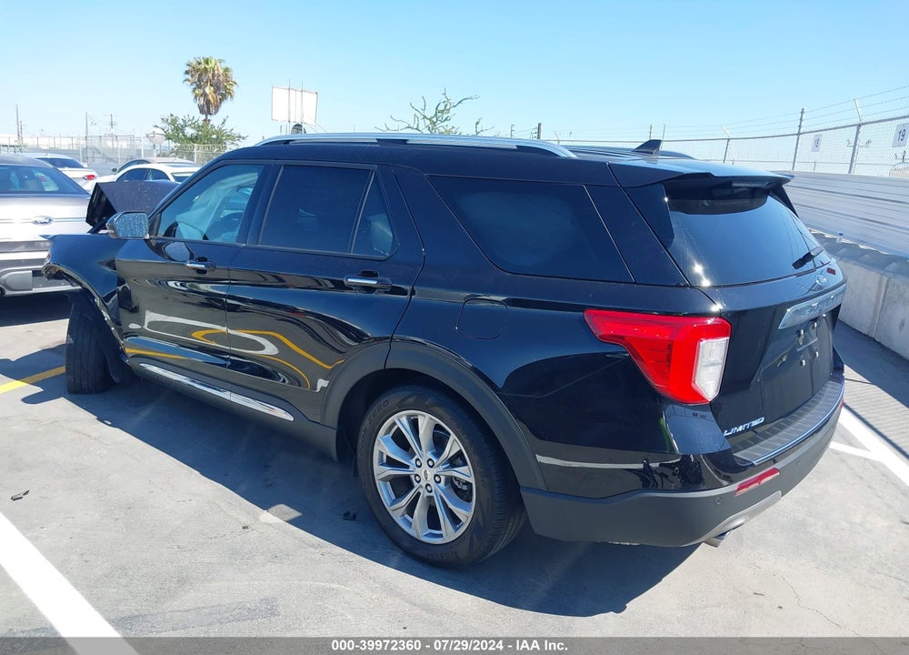 2021 FORD EXPLORER LIMITED VIN: 1FMSK7FH5MGB96096