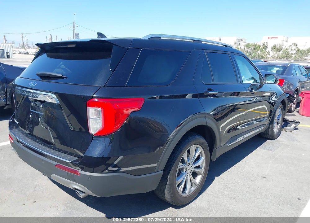 2021 FORD EXPLORER LIMITED VIN: 1FMSK7FH5MGB96096