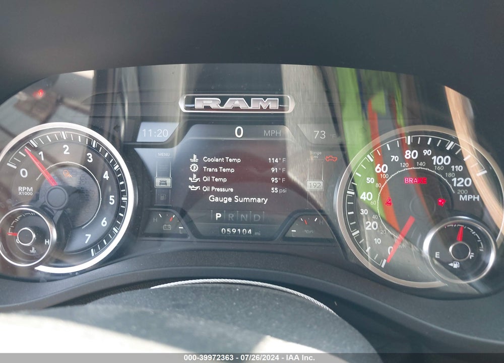 2019 RAM 1500 LAIE  4X2 5'7 BOX VIN: 1C6RREJT6KN509753