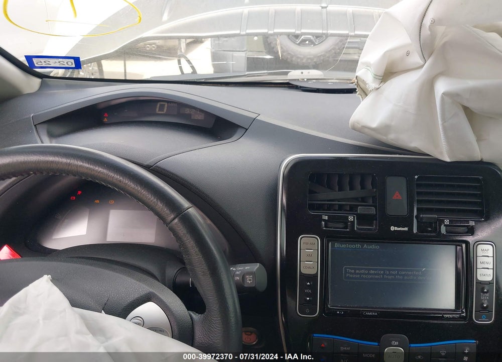 2014 NISSAN LEAF SV VIN: 1N4AZ0CP2EC333542