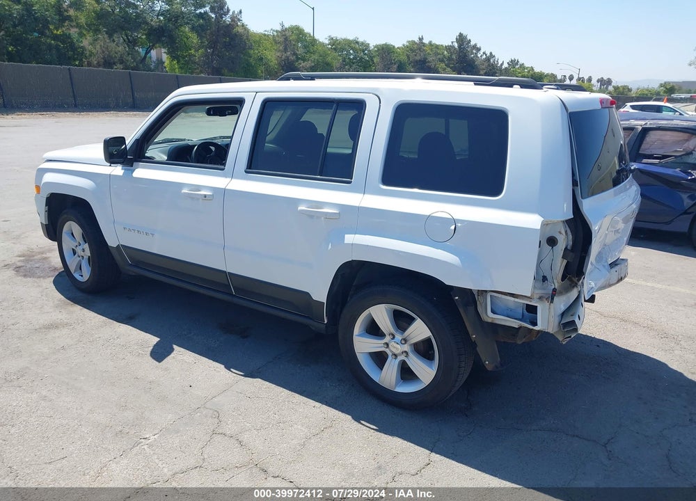 2016 JEEP PATRIOT LATITUDE VIN: 1C4NJPFA2GD647935