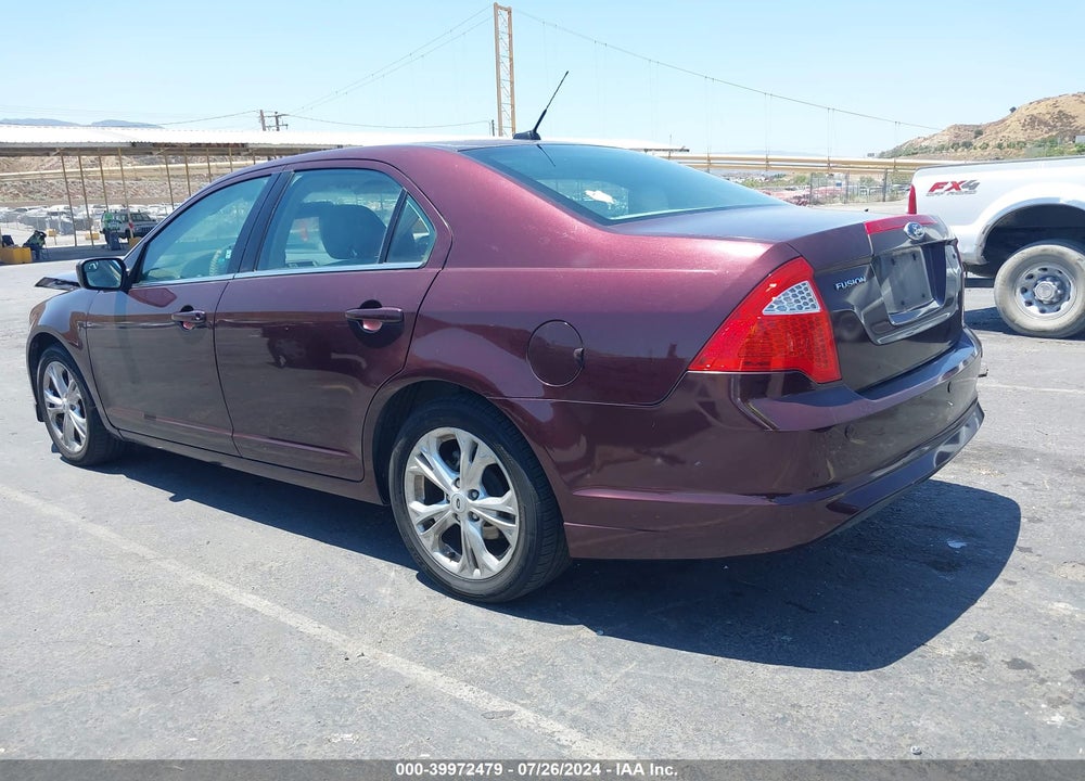 2012 FORD FUSION SE VIN: 3FAHP0HA9CR415985